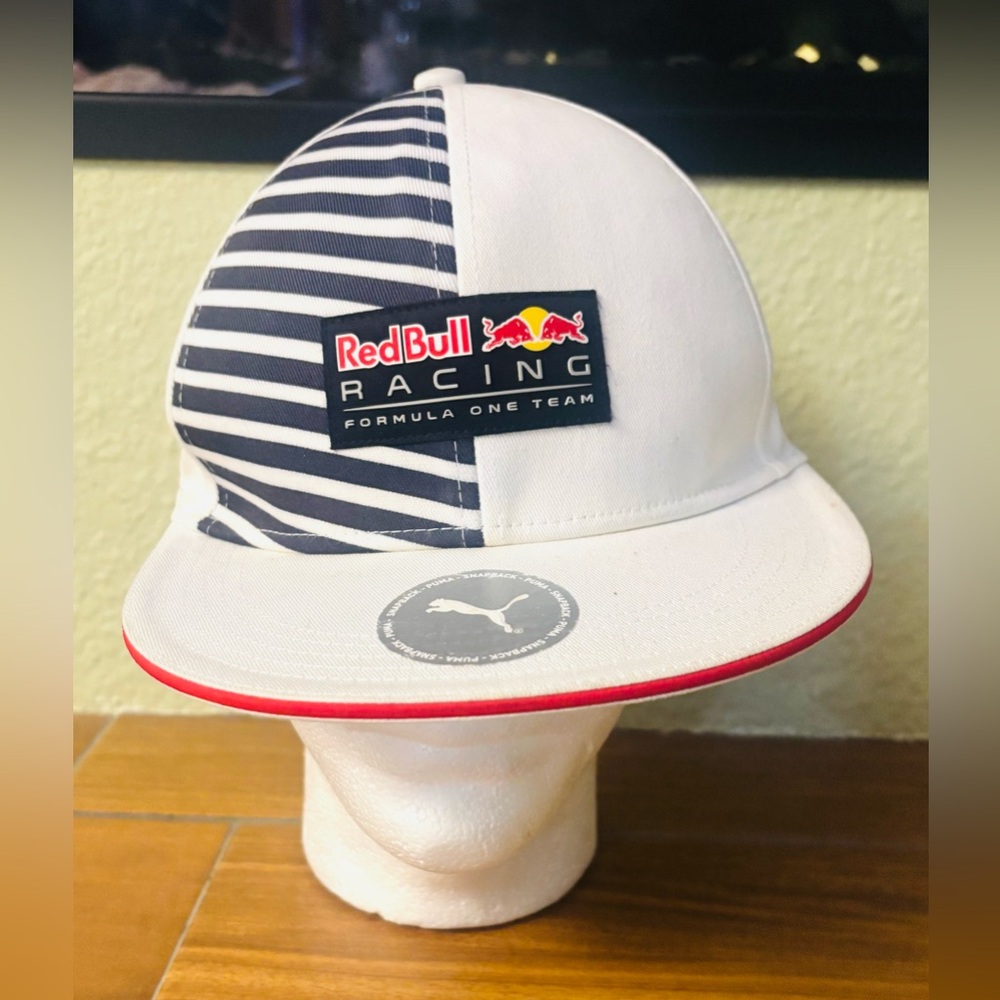 Puma Red Bull Racing Men's White Formula One Team Snapback Adjustable Hat